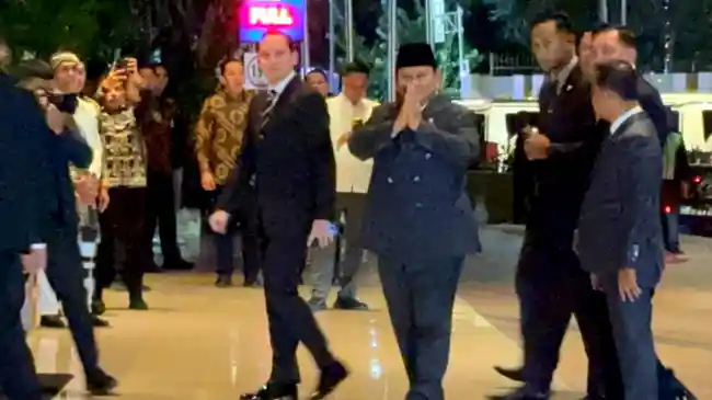 Presiden Prabowo Subianto Hadiri Resepsi El Rumi dan Syifa Hadju