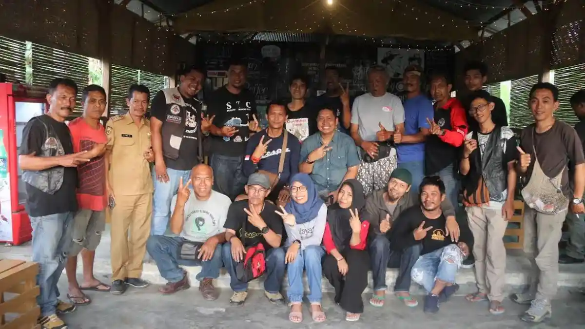 Balikpapan Scooter Club Berkunjung di Selayar, Ini Tujuannya