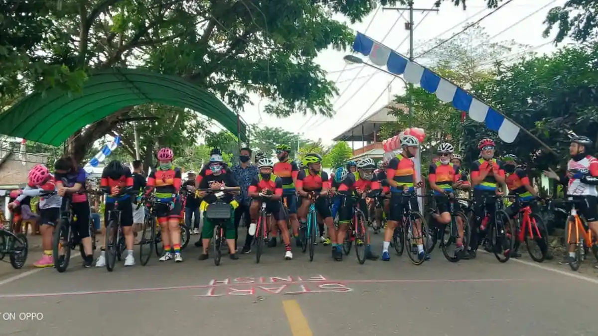 Gebyar Merah Putih, Bawaslu Boltim Gowes Pengawasan Tolak Politik Uang