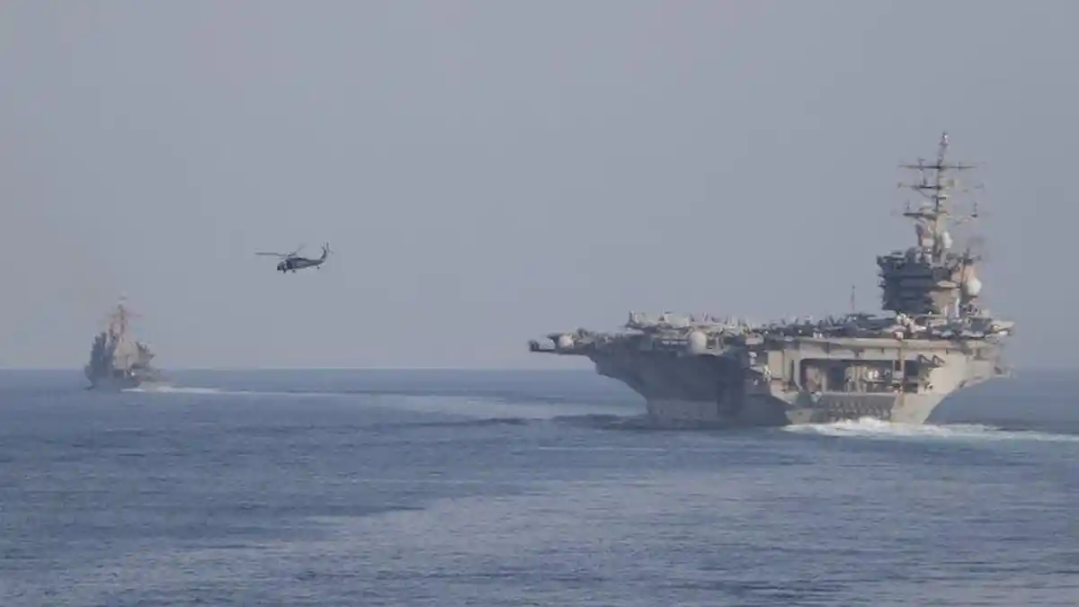 Amerika Serikat Tarik Pulang Kapal Induk Terbesarnya yang Bantu Israel Perang di Gaza