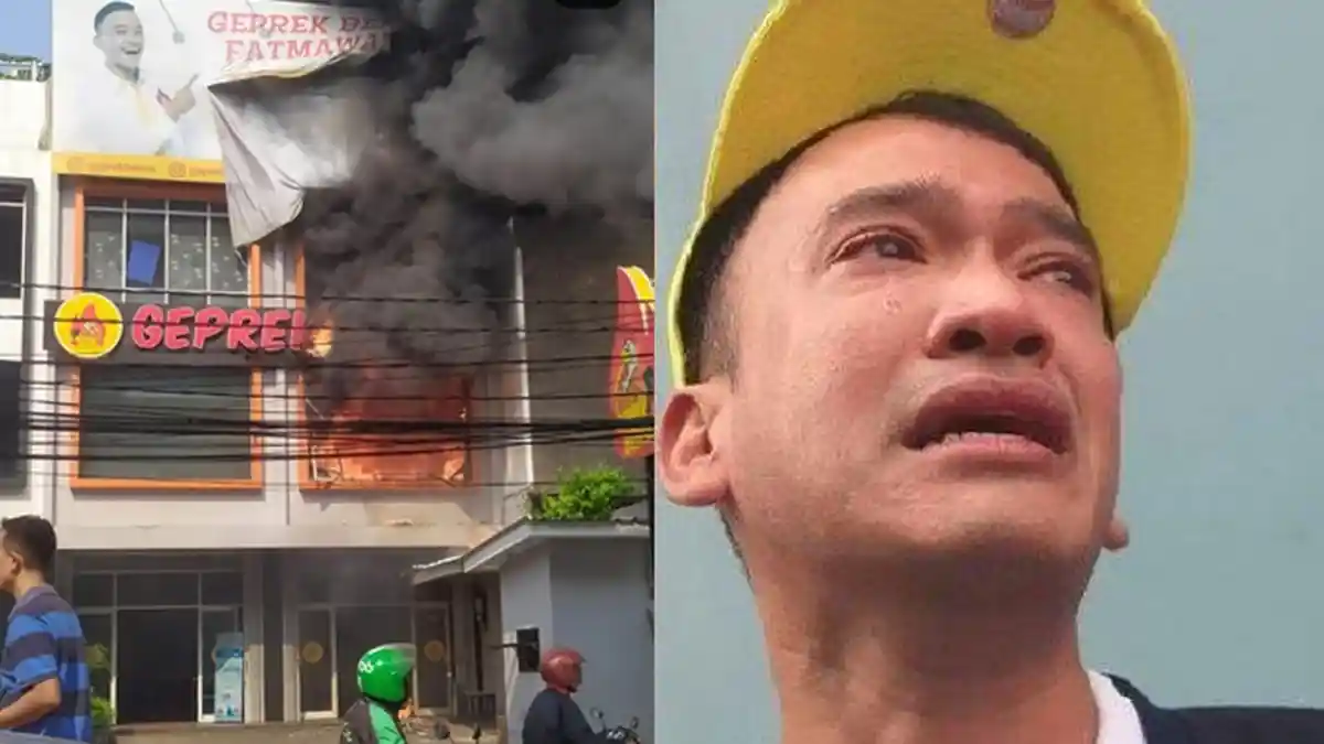 Teror Belum Berakhir, Setelah Pegawainya Kesurupan, Gerai Geprek Bensu Milik Ruben Onsu Kebakaran