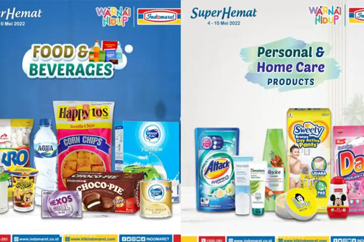 Promo Indomaret Terbaru 4 - 10 Mei 2022, Diskon Susu Deterjen Biskuit & Snack Beli 2 Lebih Hemat