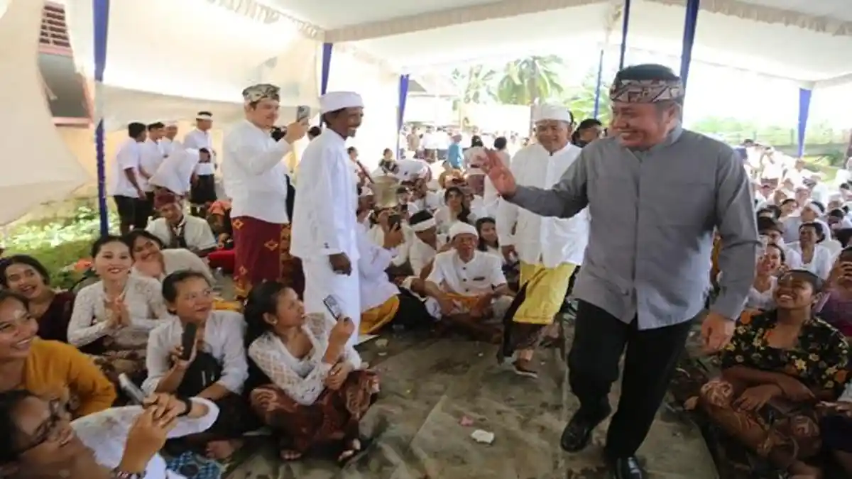 Hadiri Melasti Hari Raya Nyepi, Herman Deru Ajak Umat Hindu Jaga Kondusifitas Sumsel