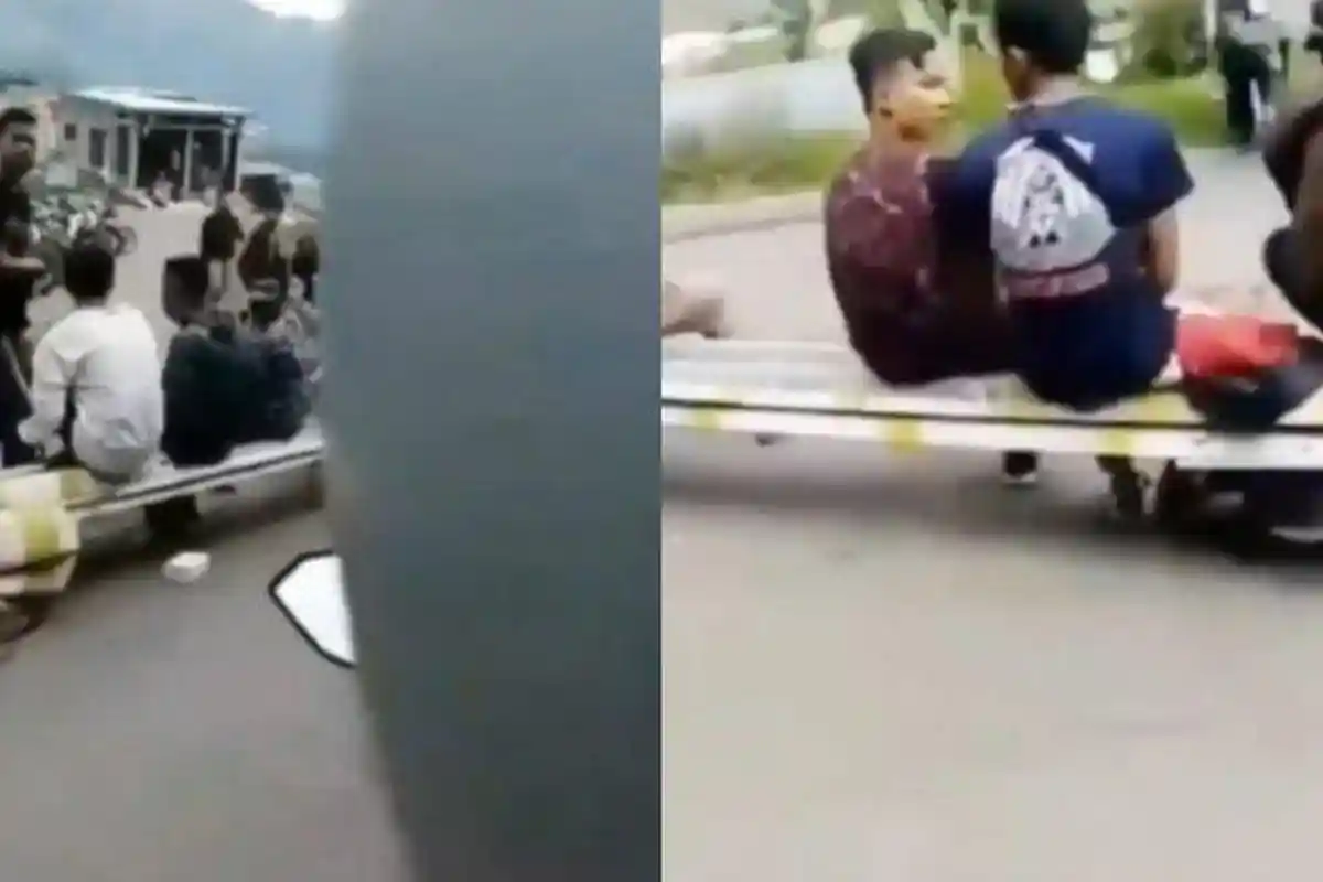Viral 2 Wanita Jatuh dari Motor Setelah Teriak Tarik Sis, Netizen : Malunya Kerasa Sampai Tua