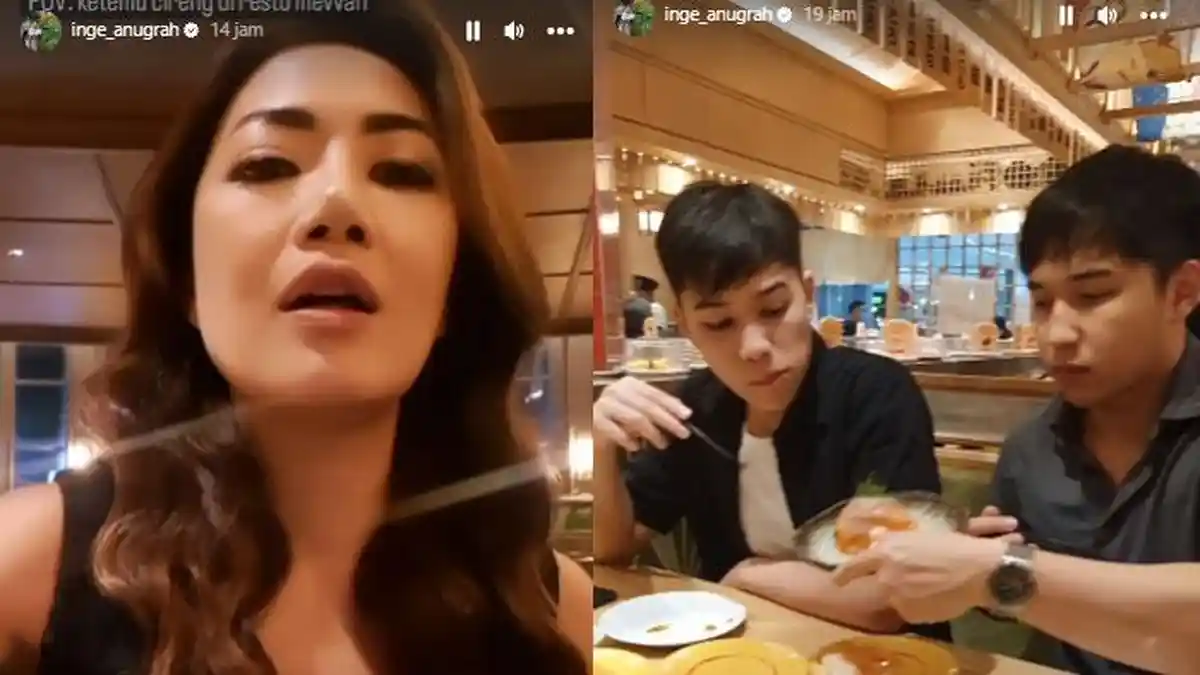 Inge Anugrah Pamer Momen Dinner dengan Kedua Putra, Tepis Kabar Sempat Dilarang Ari Wibowo