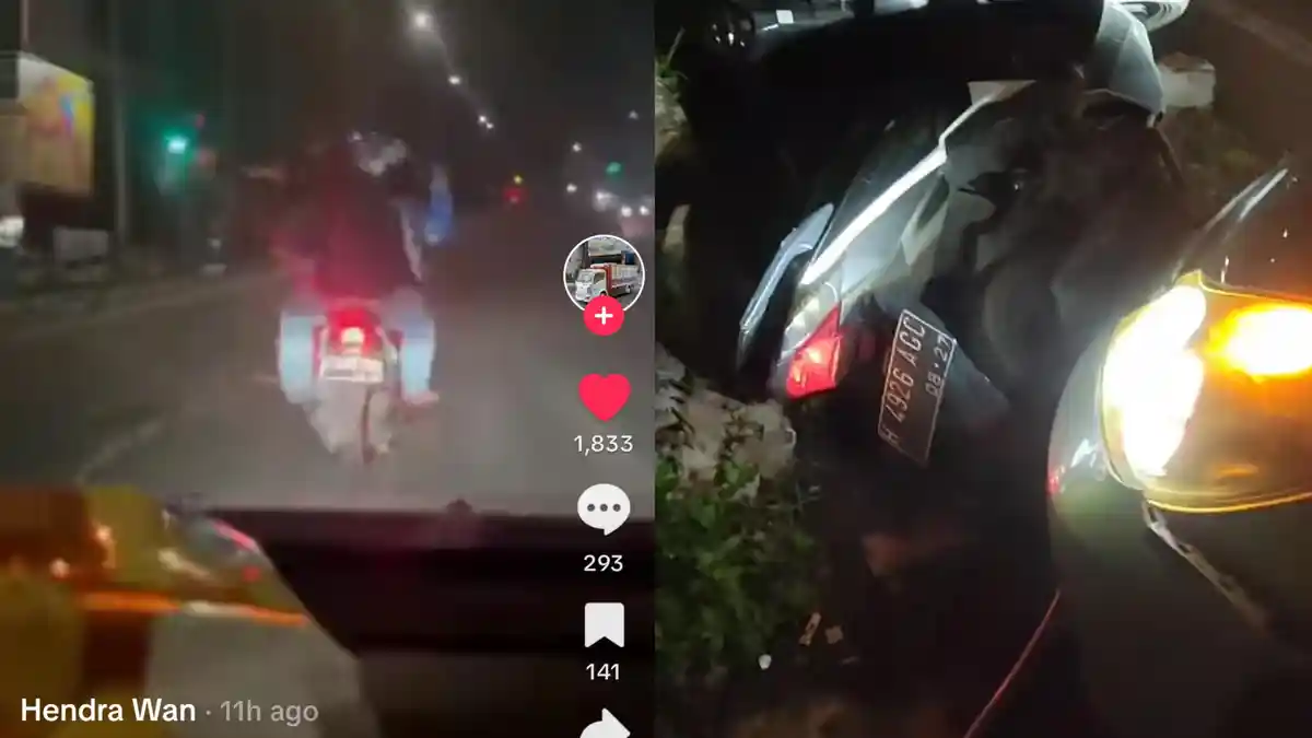 Update, Kreak Bercelurit Ditabrak Pemobil di Exit Tol Bawen Semarang, Polisi: 1 Pemuda Ditangkap