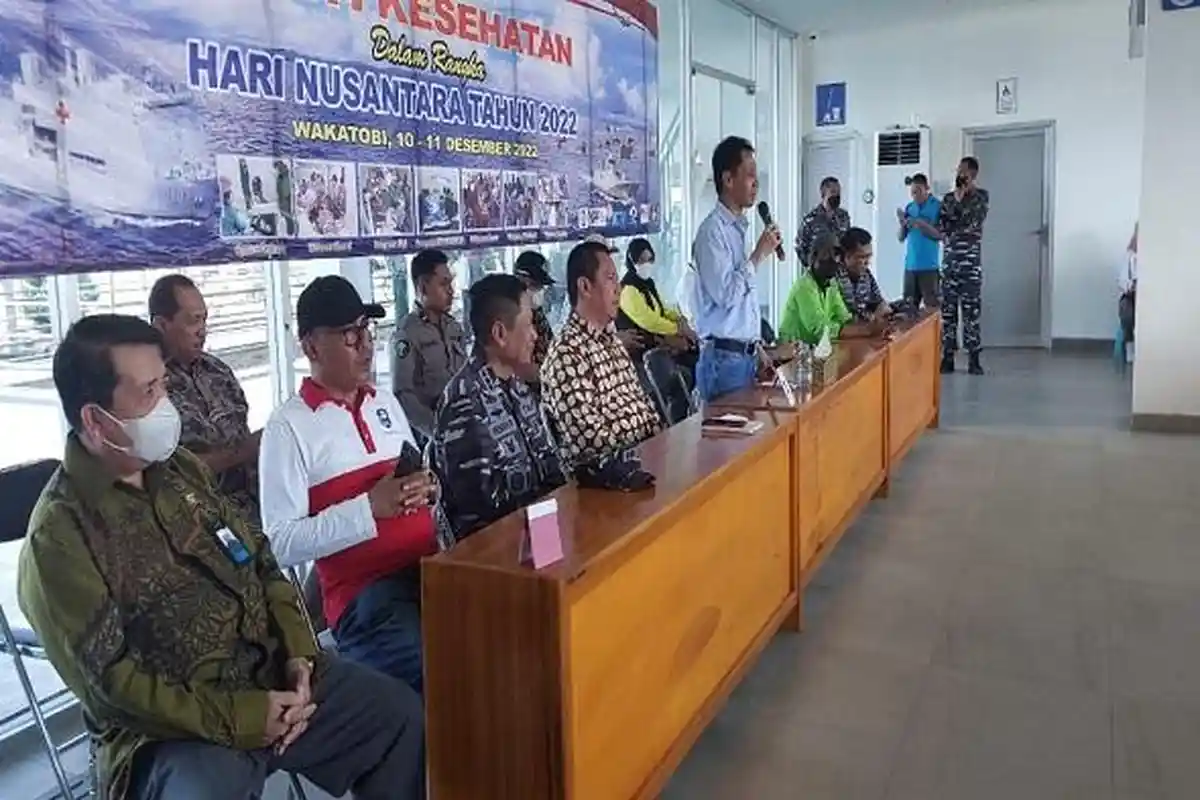 BKKBN Sulawesi Tenggara Buka Pelayanan KB di KRI Dr Suharso Sambut Hari Nusantara 2022 di Wakatobi