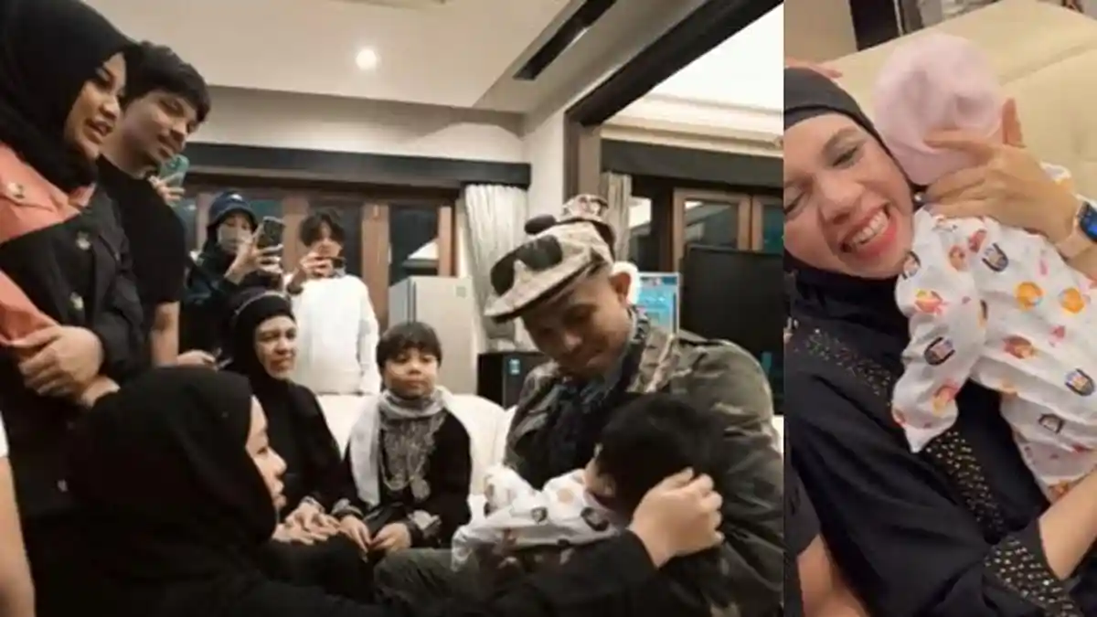Momen Gen Halilintar Pertama Kali Bertemu Ameena, Tuntaskan Rindu Pada Putri Aurel dan Atta