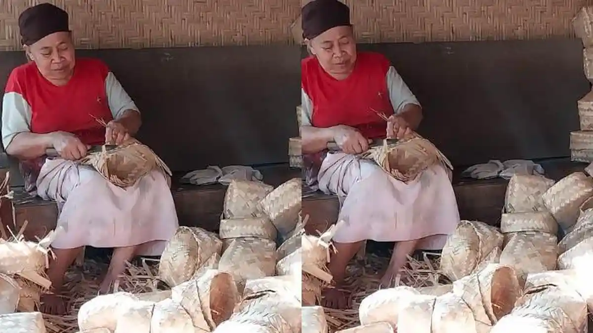 Imbas Harga Plastik Mahal, Perajin Besek Bambu Banyuwangi Banjir Rezeki, Harga Rp 2.500 Per Buah