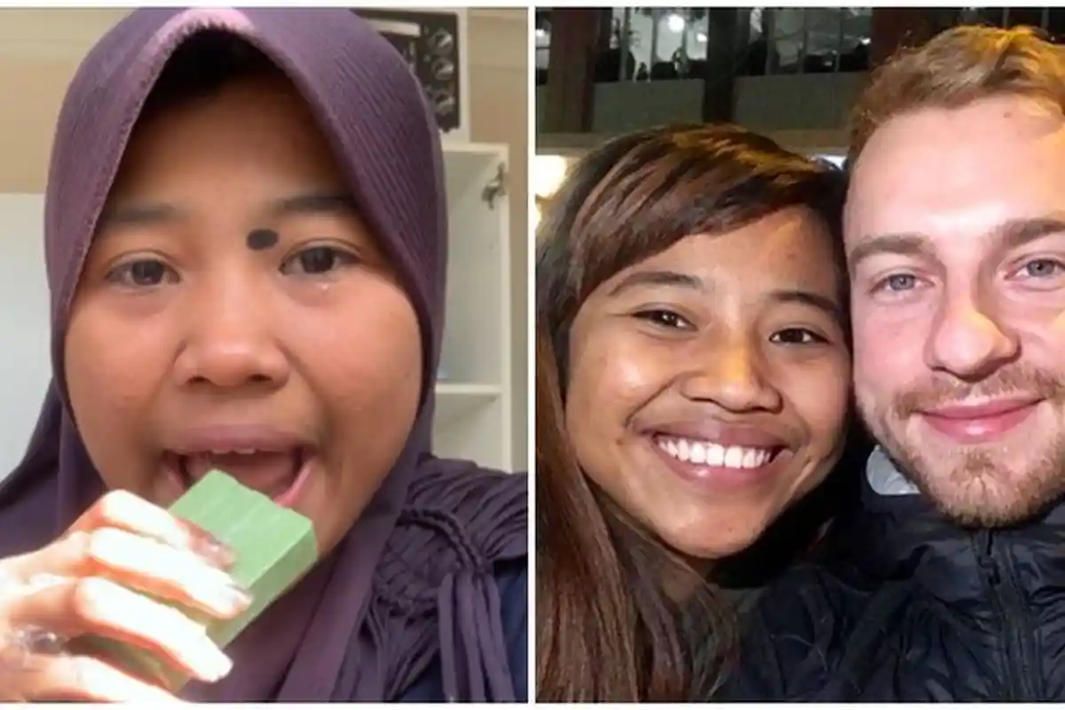Ingat Wanita yang Viral Makan Sabun Batangan? Kini Buat Heboh dengan Punya Pacar Bule di Australia