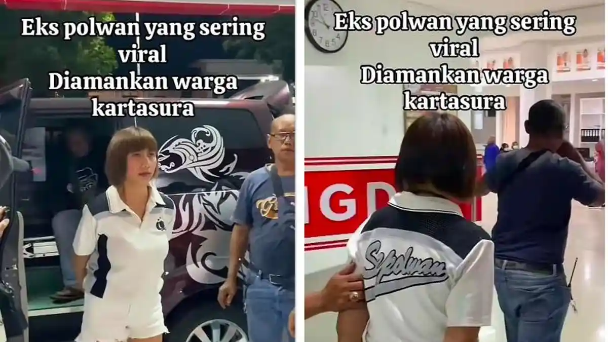 Tiktokers Yuni Eks Polwan Viral Diamankan Warga Solo dan Dibawa ke RSJ Karena Dinggap Meresahkan