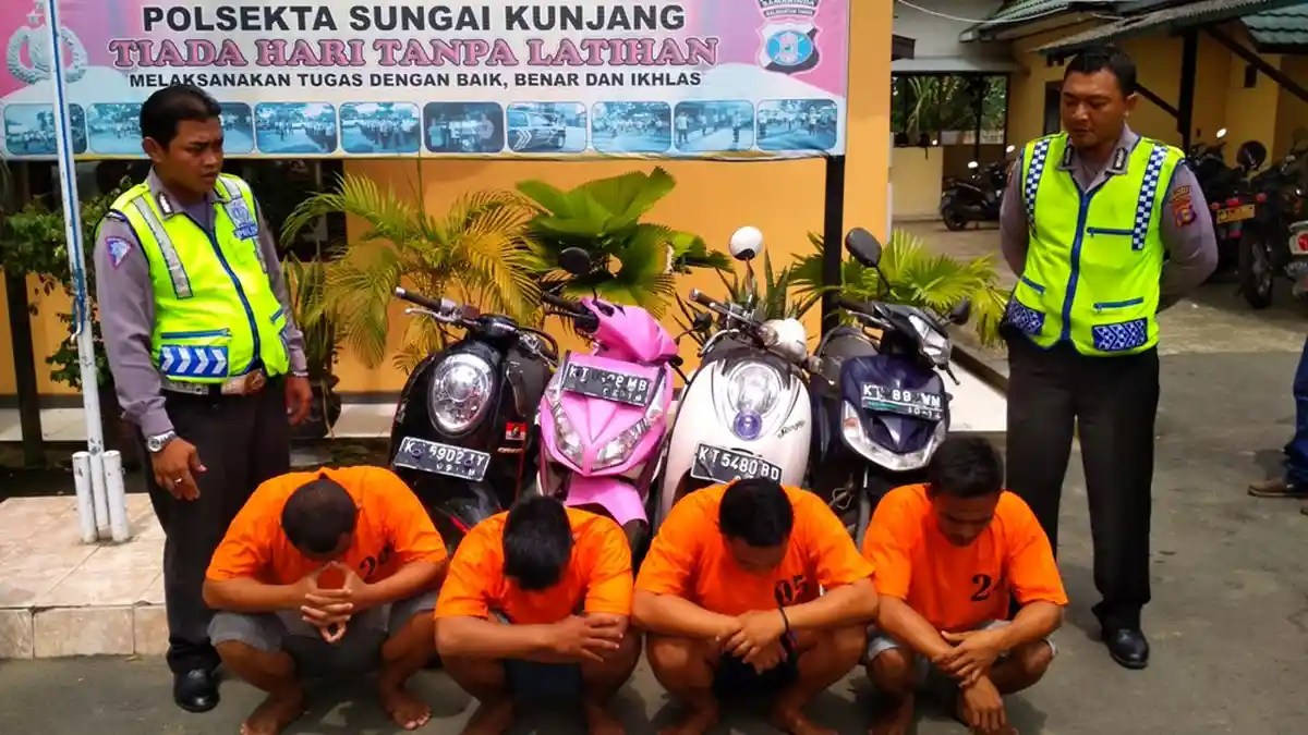 Kawanan Pencuri Motor, Telah Beraksi Sejak Kelas XI SMA