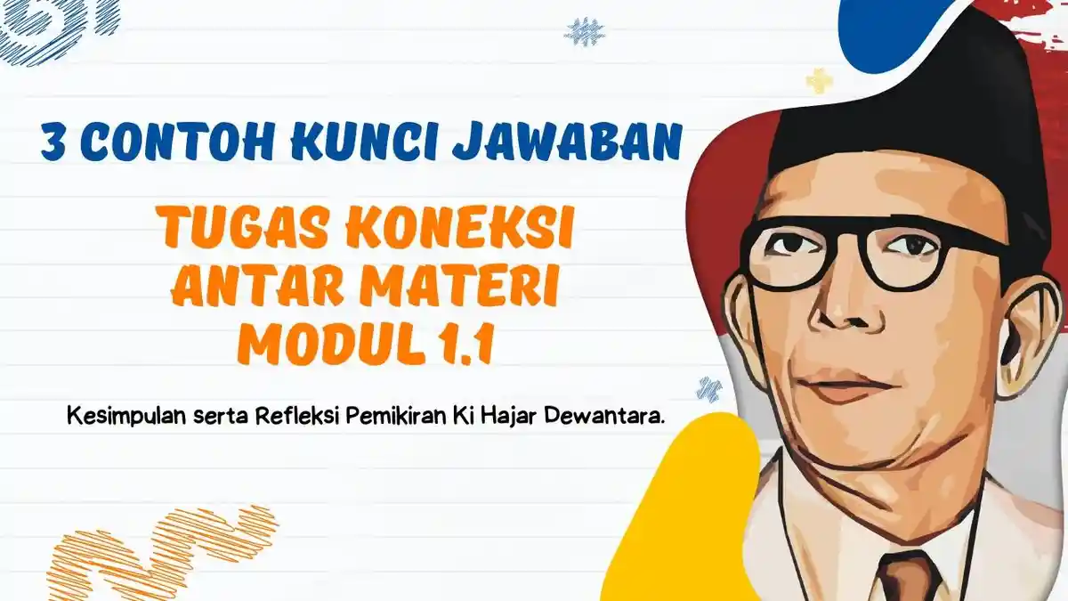 3 Contoh Kunci Jawaban Tugas Koneksi Antar Modul 1.1: Refleksi Pemikiran Ki Hajar Dewantara