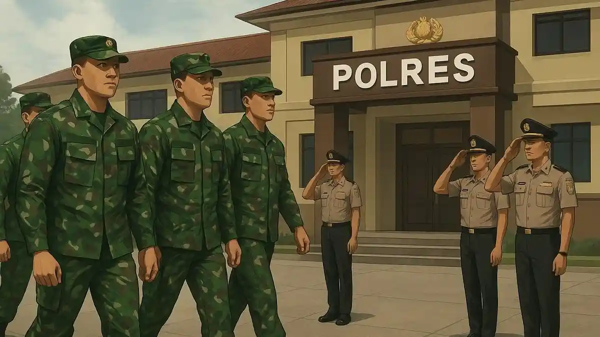 Tiga Kali Tentara Datangi Polres Selayar, Sampai Ada Tembakan 2 Kali, Kapolres-Dandim Turun Tangan