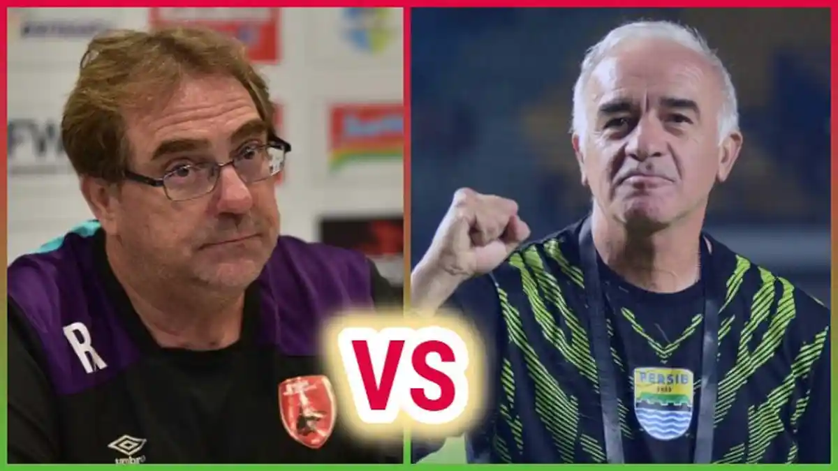 Komentar Pelatih PSM Makassar dan Persib Bandung setelah Pertandingan Juku Eja Vs Maung Bandung