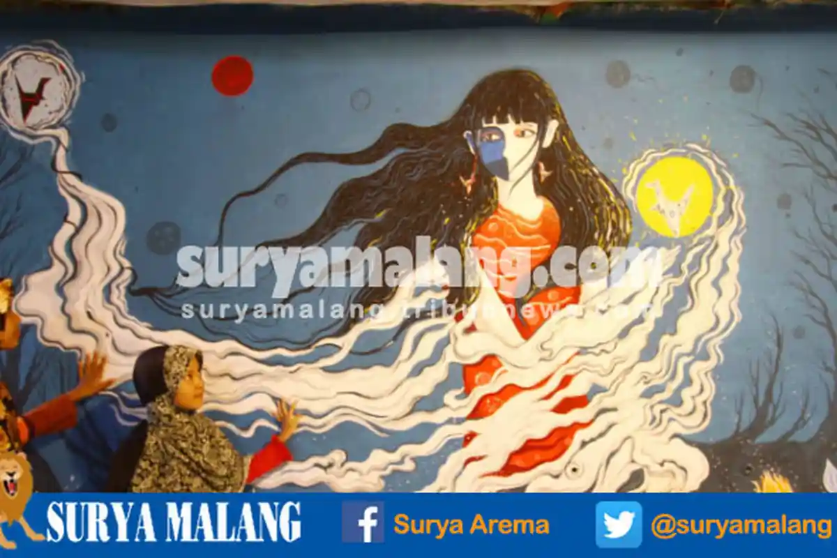 Daripada Berbuat Vandalisme, Lebih Baik Corat-coret Tembok di Kampung Ini