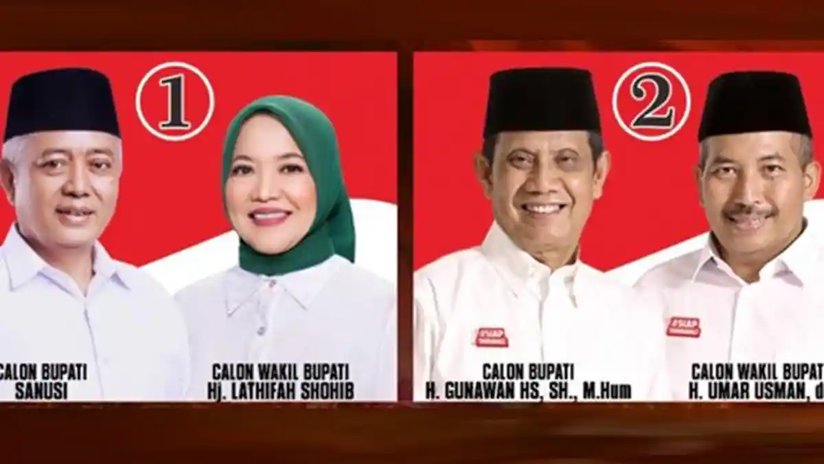 Hasil Real Count KPU dan Quick Count Calon Bupati Malang 2024, Sanusi-Lathifah Klaim Unggul Telak