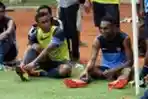 Firman Utina Latihan Timnas Pra Piala Asia 2015