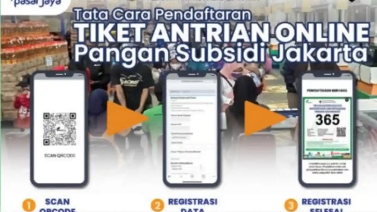 Terbaru! Login Link antriankjp.pasarjaya.co.id 2025 Cek Cara Daftar Bantuan Pangan Online Lewat HP