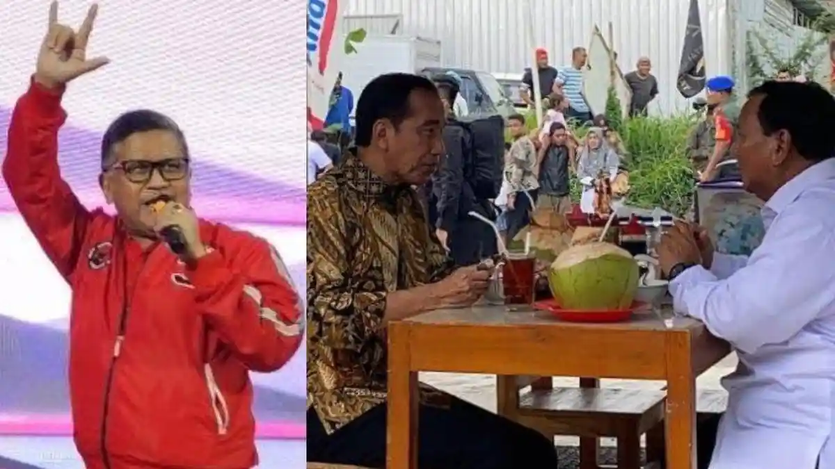 Jokowi dan Prabowo Makan Bakso Bareng, PDIP Kaitkan Kegagalan Program Food Estate