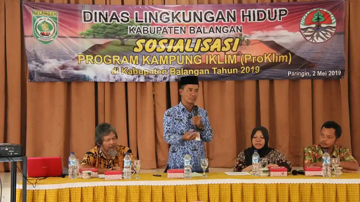 Dinas Lingkungan Hidup Balangan Sosialisasikan Program Kampung Proklim, Ini Tujuannya