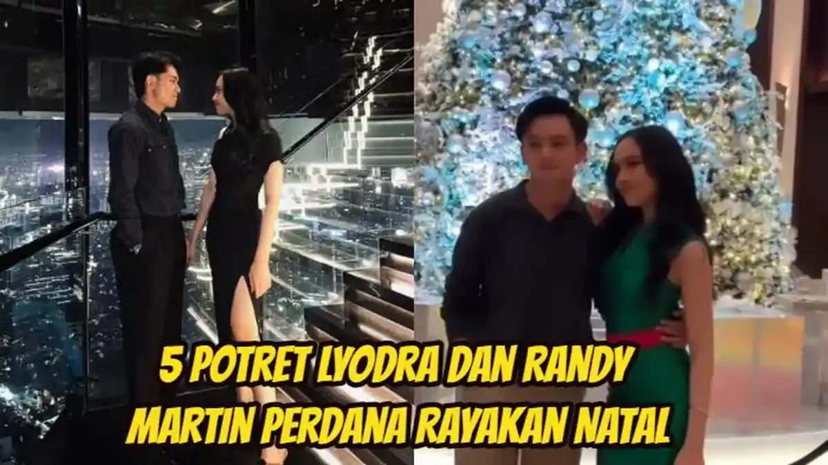 5 Potret Lyodra dan Randy Martin Perdana Rayakan Natal, Tampil Mesra hingga Saling Tatap Penuh Cinta