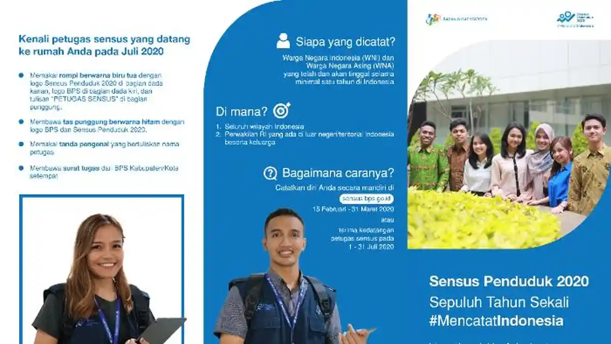 Sensus Penduduk Wawancara Dimulai 1 Juli 2020, Kenali Identitas Petugas Sensus yang Resmi