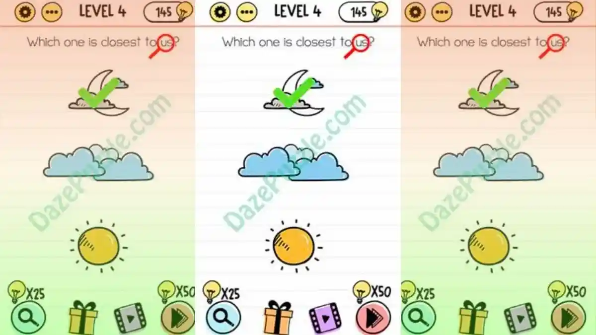 Kunci Jawaban Game Brain Test Asah Otak Kocak Level 4 Terbaru 2024: Mana yang Terdekat ke Kita?