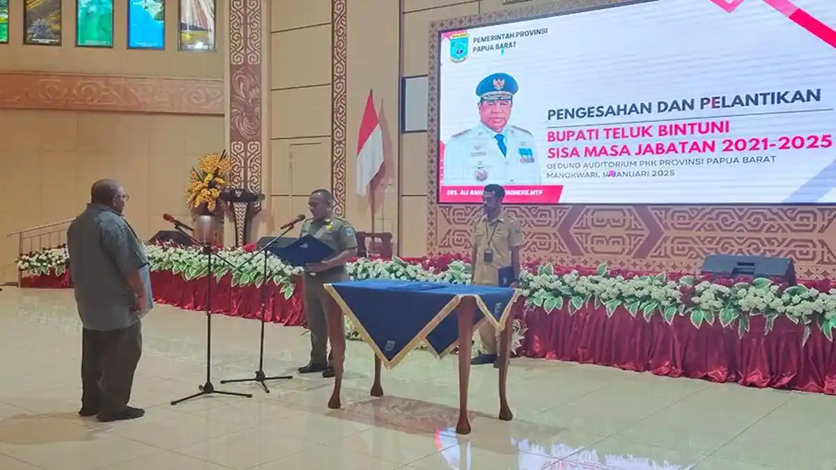 Besok, Matret Kokop Dilantik Jadi Bupati Teluk Bintuni