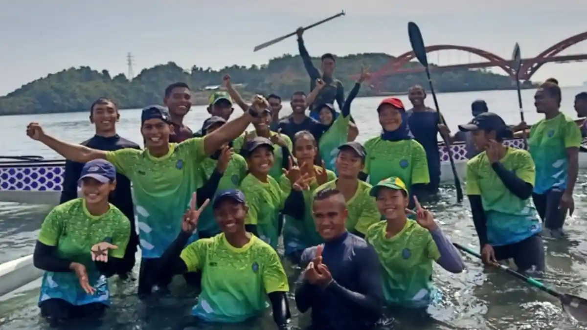 Jelang PON XX, Tim Dayung Jatim Alami Beberapa Kendala Selama Latihan di Papua