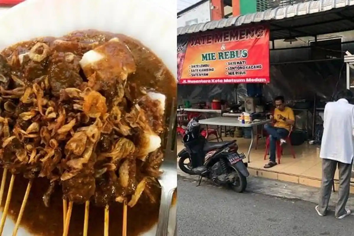 5 Tempat Penjual Sate Super Enak di Medan untuk Makan Malam, Nikmatnya Sate Memeng