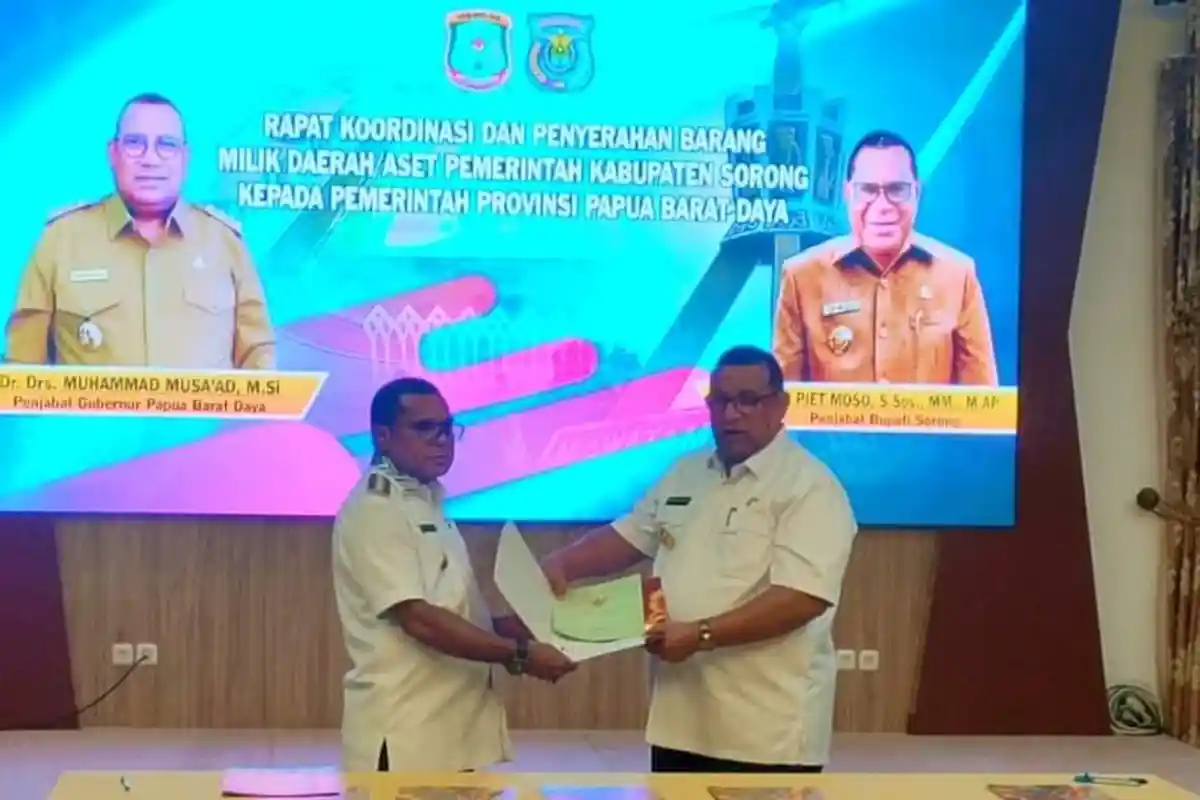 Lahan 55 Hektar di Stadion Wombik Resmi Diserahkan ke Pemerintah Provinsi Papua Barat Daya