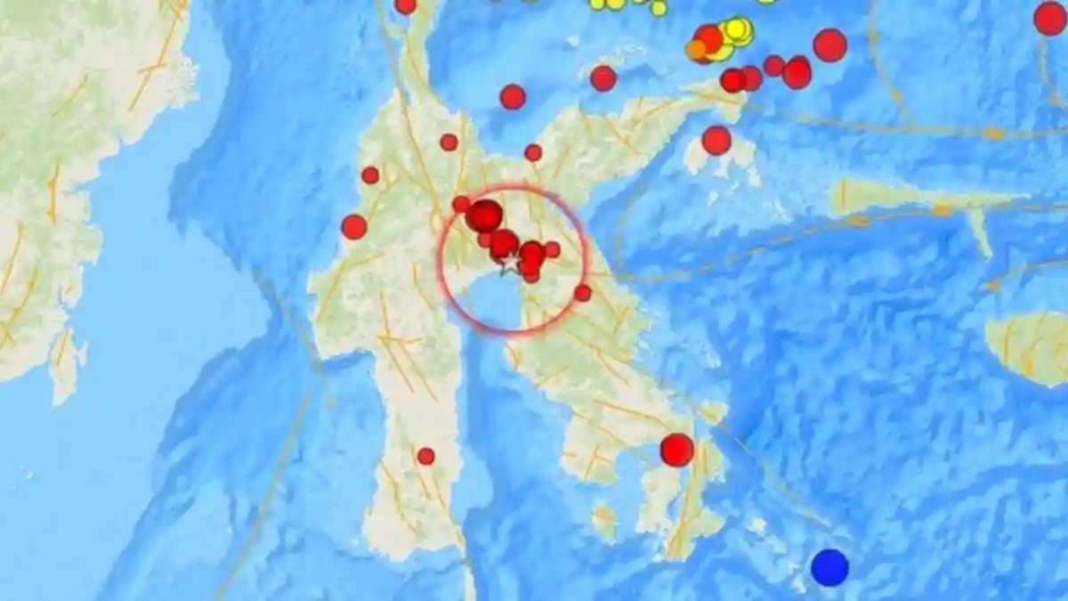Gempa Bumi Terkini dengan SR 3.0 Menguncang Wilayah Sulawesi, Indonesia BMKG: Kedalaman 10Km