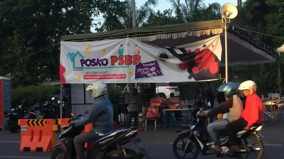 PSBB Surabaya Raya Makin Ketat, Catat! Ini Daftar Aturan yang Berlaku Mulai Hari Ini
