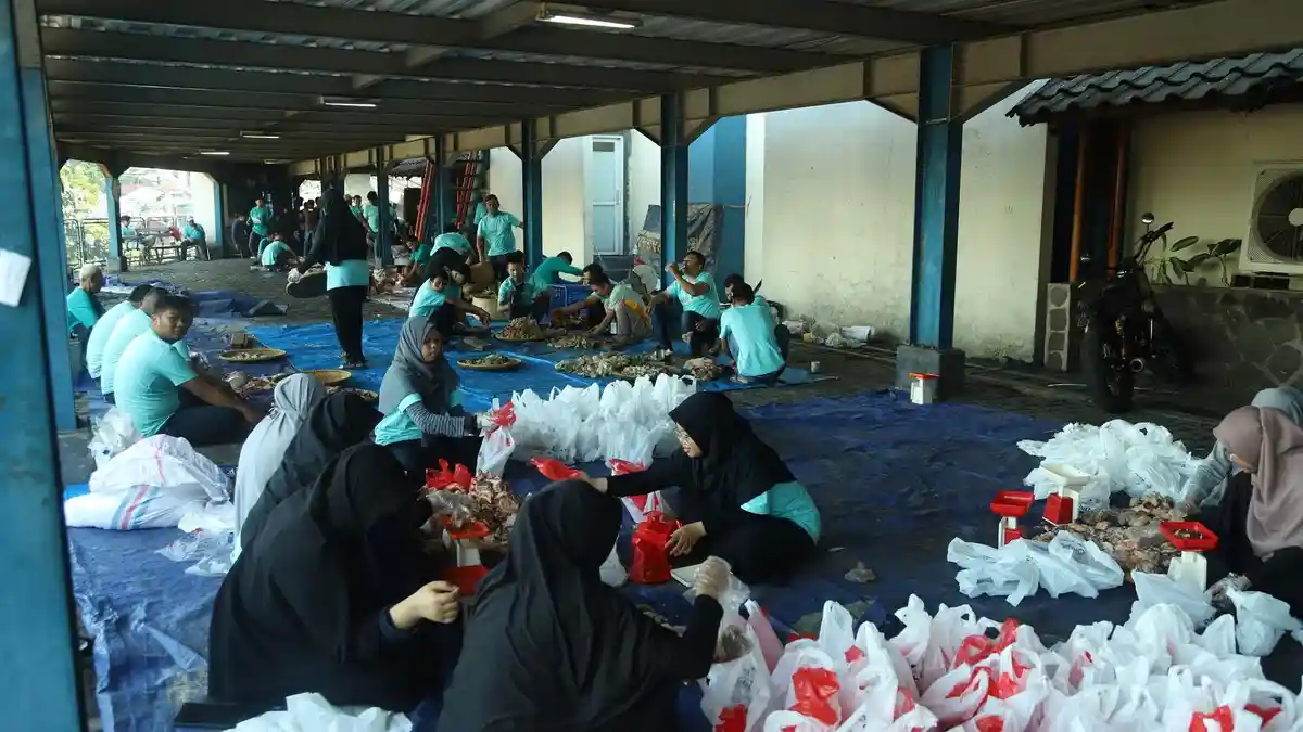 Ada Peningkatan Kepercayaan Modhodi, Unisba Sembelih 15 Ekor Hewan Kurban pada Idul Adha