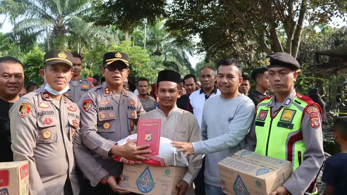 Kapolres Aceh Utara Pimpin Penyelidikan Kebakaran yang Menewaskan Tiga Anak