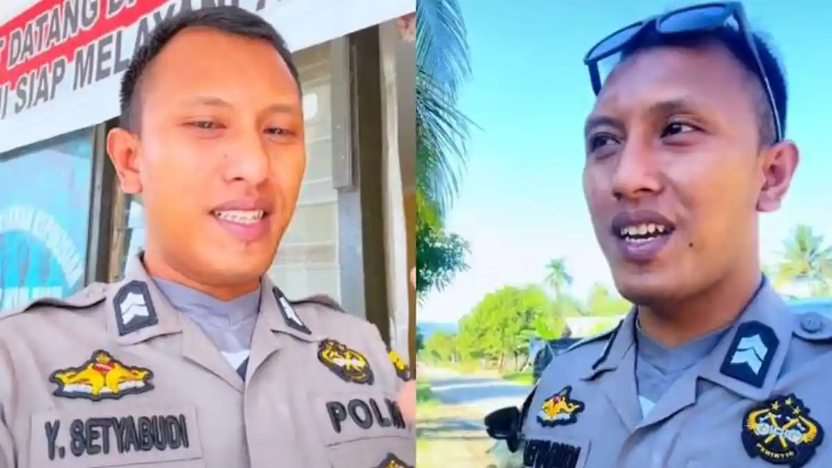 Sosok Anggota Polsek Kulawi Sulteng Briptu Yuli Setyabudi Viral Lagi