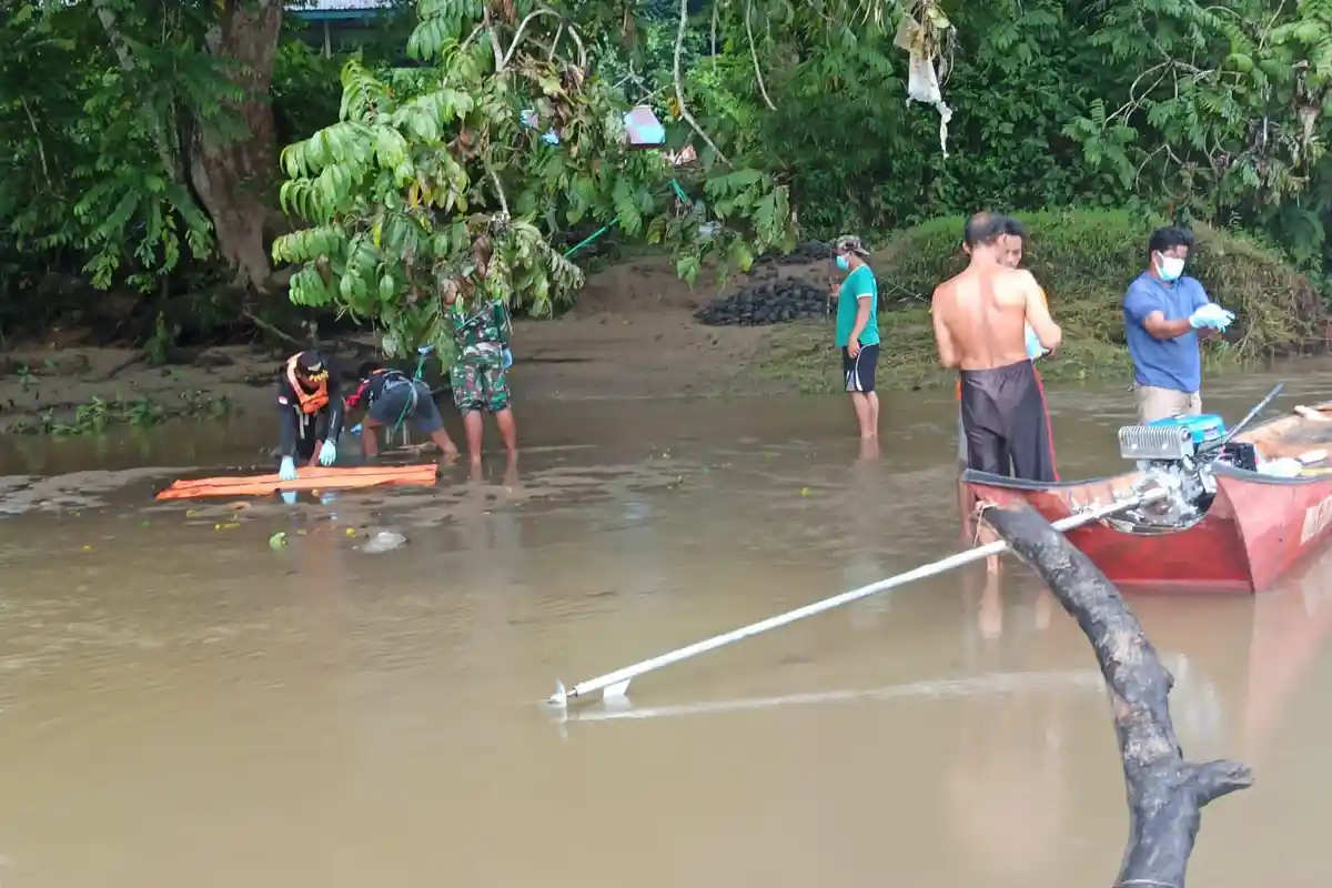 Tim Gabungan Pencarian Korban Speedboat Bangun Pos Unit Siaga di Mahulu