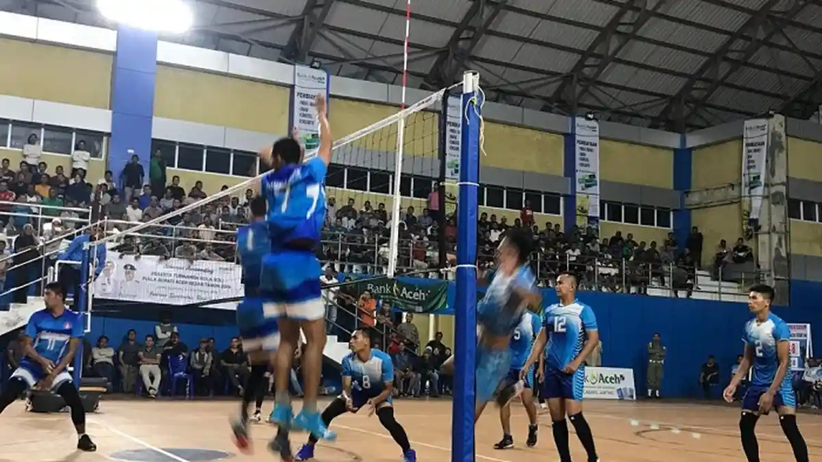 Malam Ini, PBVSI Bireuen-Akademi Singapure Bentrok di Final Turnamen Voli Piala Bupati Aceh Besar