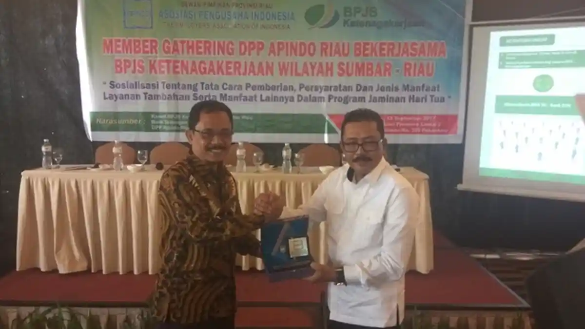 Gandeng BPJS Ketenagakerjaan, Apindo Riau Gelar Sosialisasi Manfaat Program JHT Kepemilikan Rumah