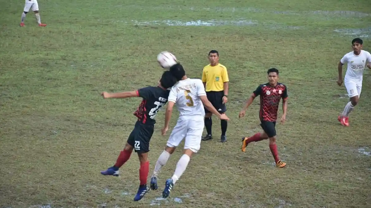 Persidi vs Galacticos Peusangan Raya, Babak Pertama Skor Imbang 0-0