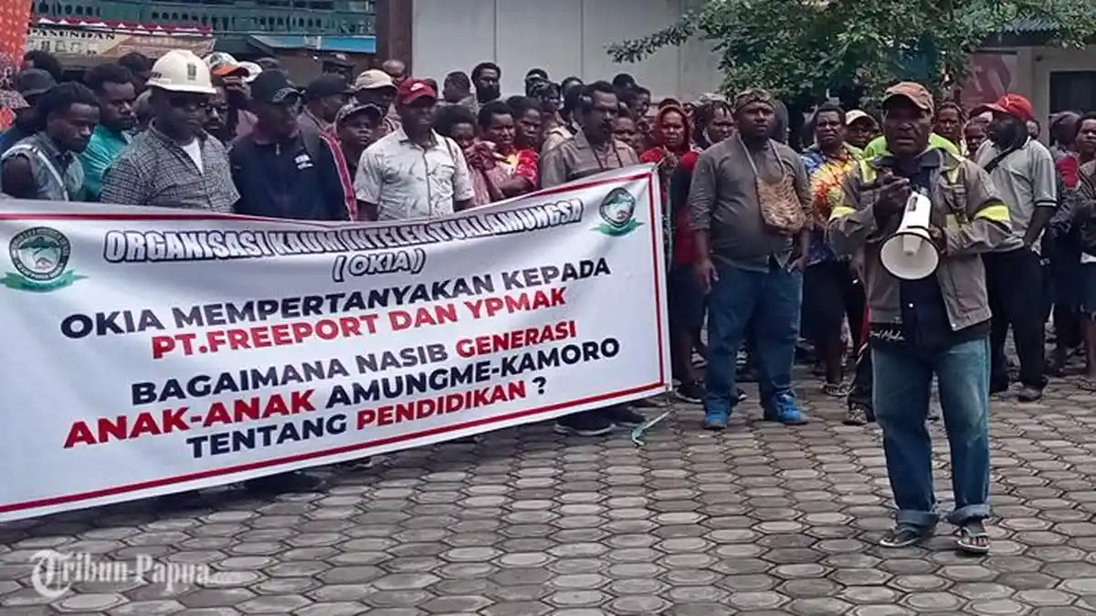 OKIA Geruduk Kantor YPMAK di Timika Papua Tengah, Ada Apa?