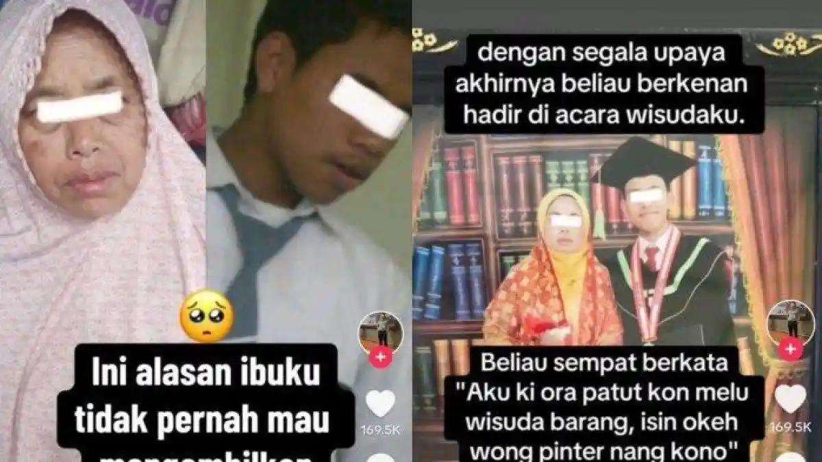 Viral Kisah Haru Seorang Ibu tak Pernah Mau Ambil Rapor Anaknya, Ternyata Minder tak Bisa Baca Tulis