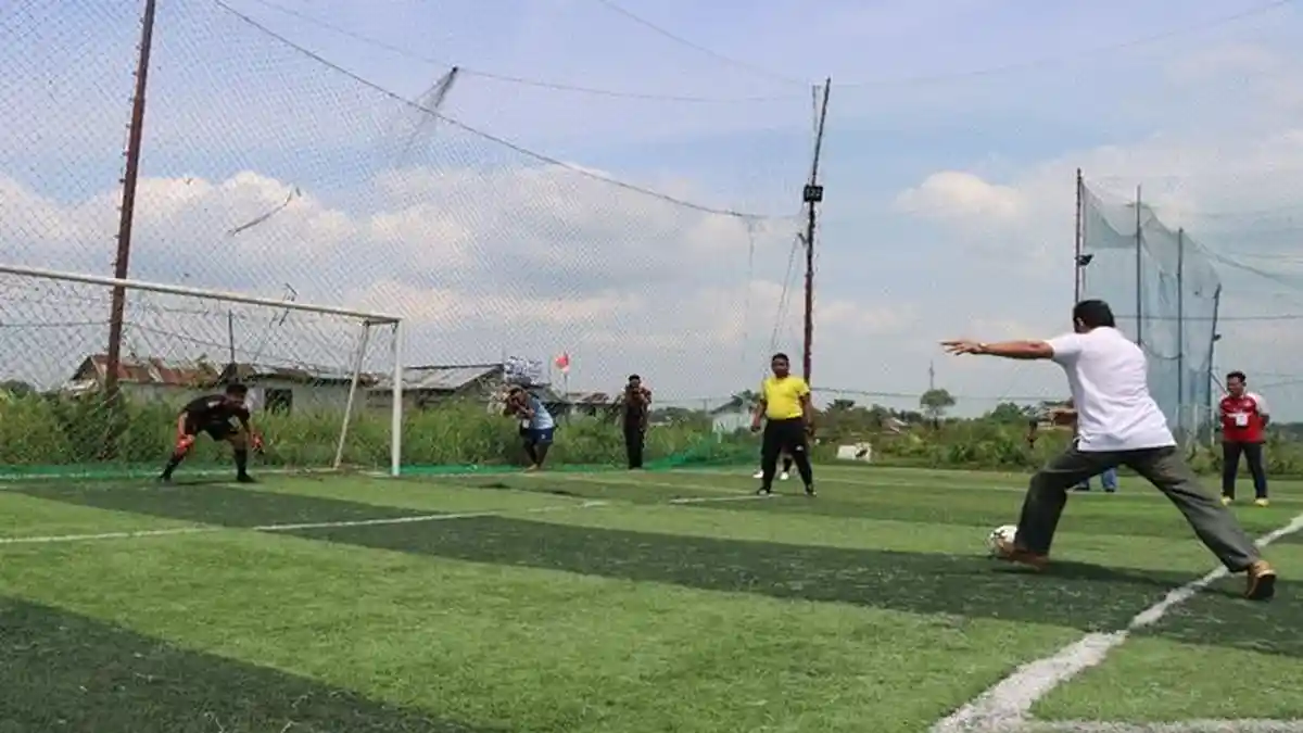 Kemenkumham Sumsel meriahkan Hari Kemenkumham ke-78 melalui Turnamen Mini Soccer