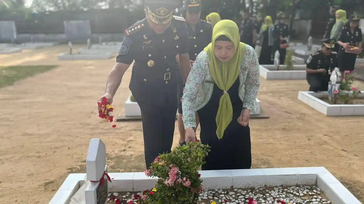 Hari Bhakti Pemasyarakatan ke-60 Tahun, Lapas Tarakan Tabur Bunga di TMP Dwikora Kalimantan Utara
