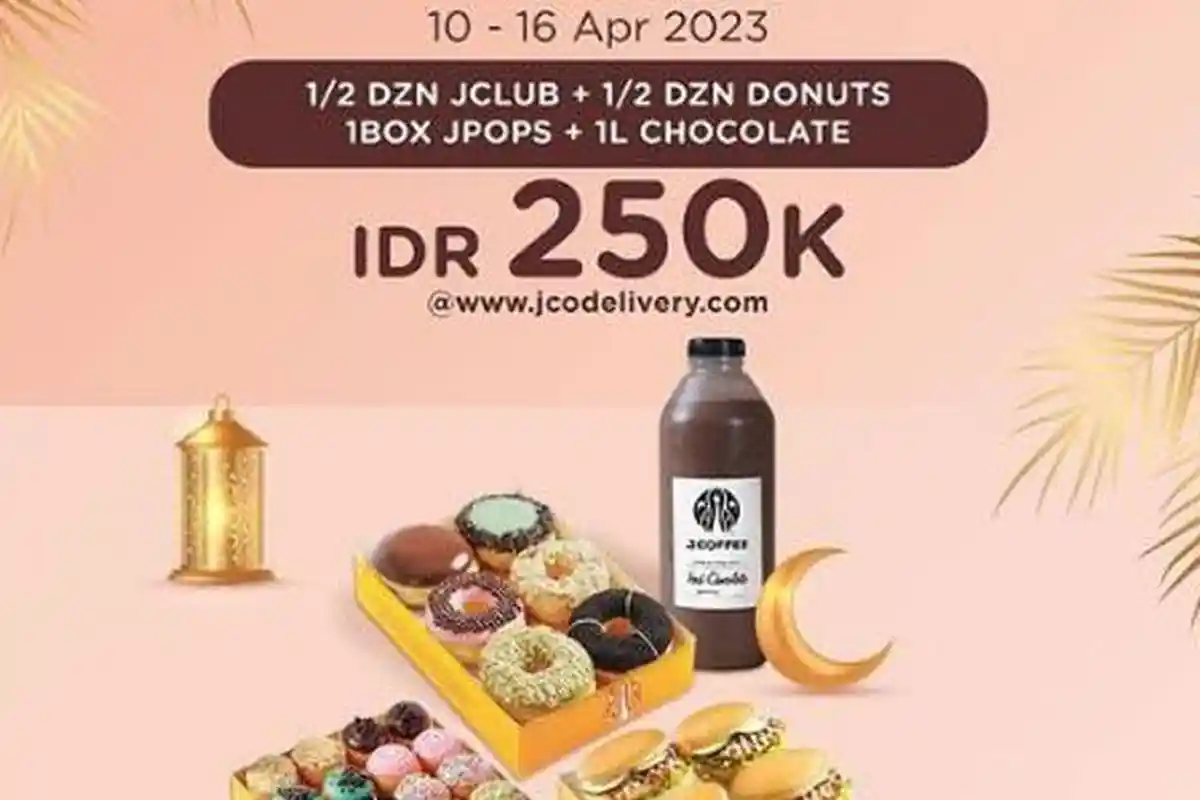 4 Promo JCO Hari Ini 10 April 2023, Rp250 Ribu Dapat Paket Lengkap