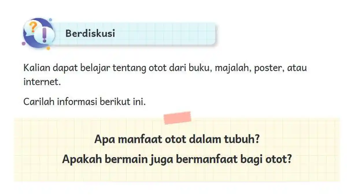 Kunci Jawaban Bahasa Indonesia Kelas 3 SD Halaman 21 Kurikulum Merdeka: Berdiskusi