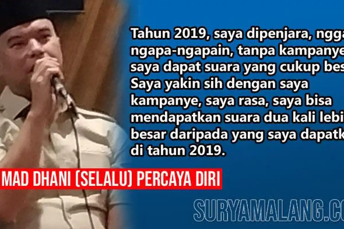 Ahmad Dhani: Pemilu 2019 Saya Dipenjara, Tanpa Kampanye, Suara Saya Cukup Besar
