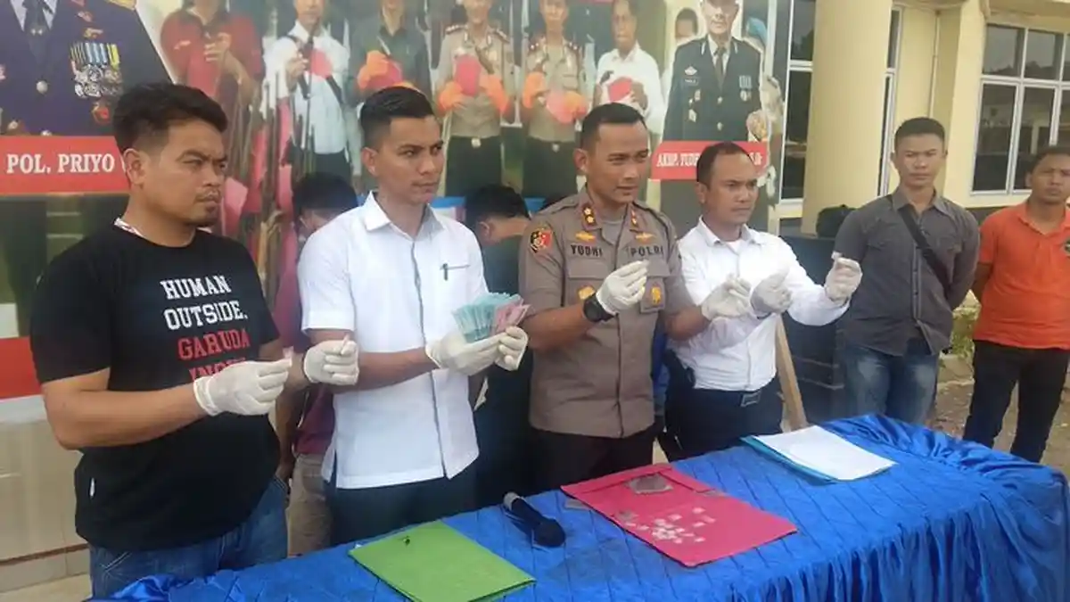 Polres PALI Amankan Pengedar Narkoba Jenis Sabu, Pencuri Alat Pertamini dan Hewan Ternak Kambing