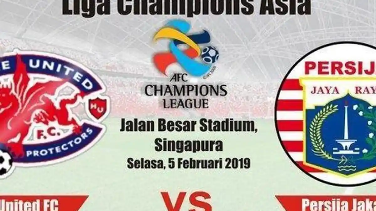 Link Live Streaming Persija Jakarta Vs Home United, Kick Off Pukul 18.30 WIB